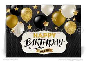 orporate Company Business Professional Happy Birthday Cards for Customers.