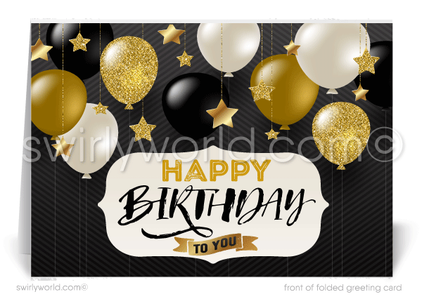orporate Company Business Professional Happy Birthday Cards for Customers.