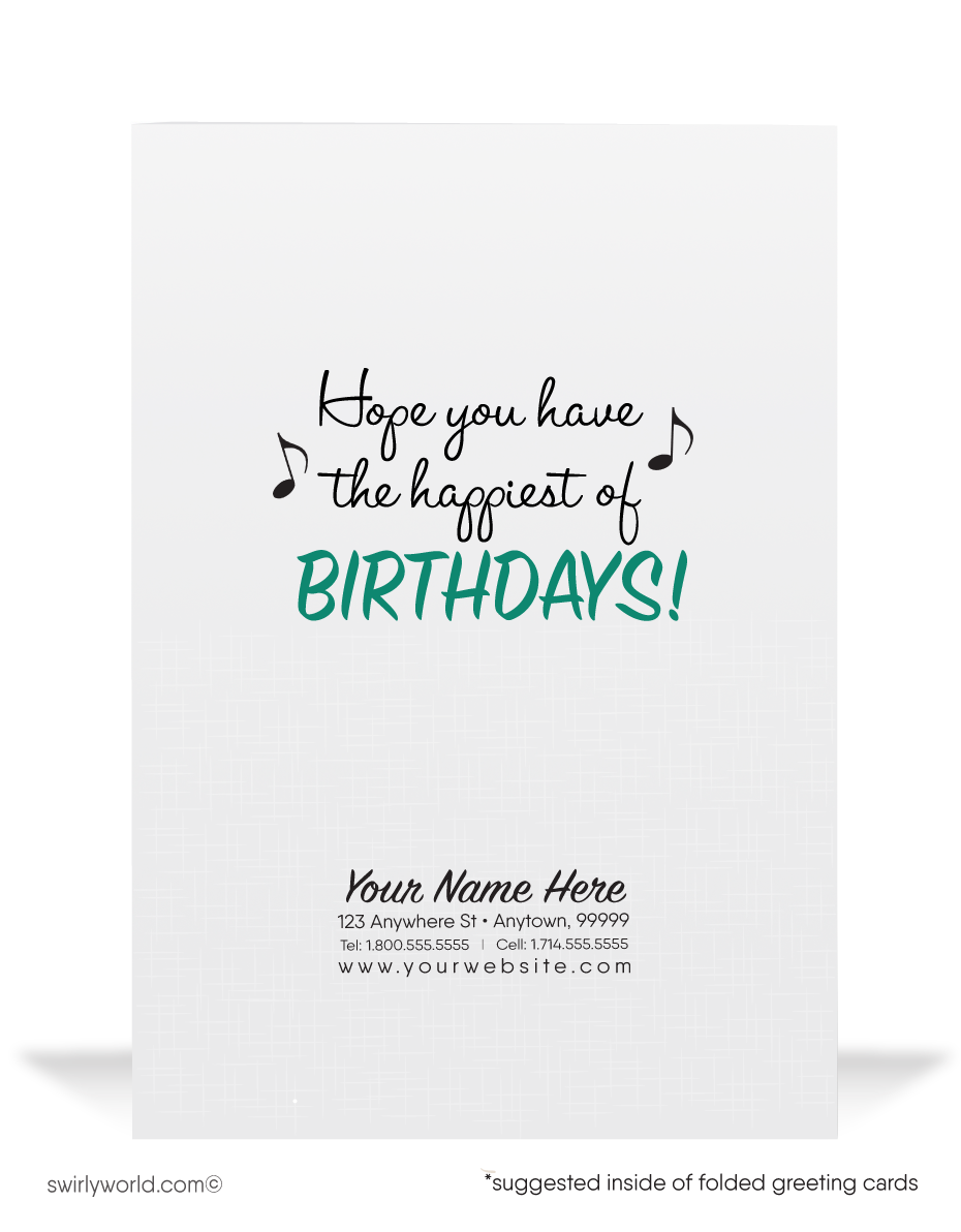 1950's Retro Mid-Century Style Vintage Happy Birthday Cards