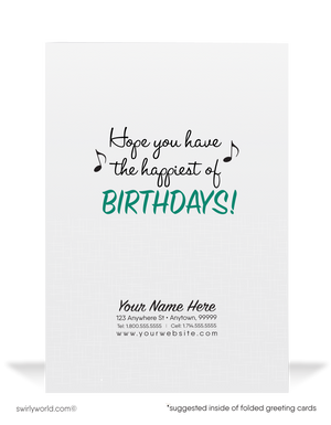 1950's Retro Mid-Century Style Vintage Happy Birthday Cards