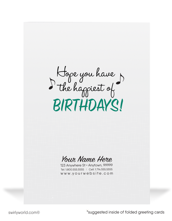 1950's Retro Mid-Century Style Vintage Happy Birthday Cards