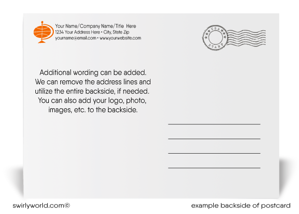 Business Happy Birthday Postcards for Customers