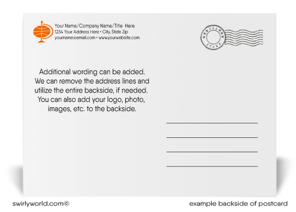 Business Happy Birthday Postcards for Customers