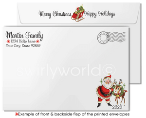 1950s Retro Holiday Cards – Vintage Christmas Cards With Atomic Modern Christmas Design