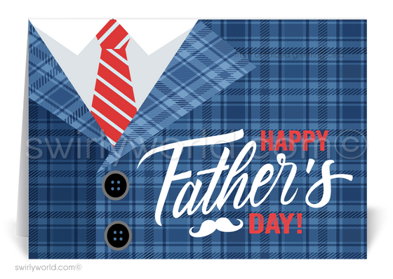 Customer Happy Father's Day Cards for Business