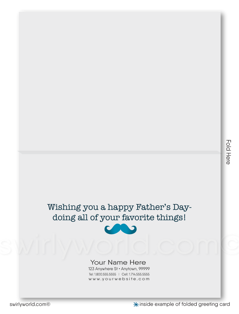 Rad Dad Business Happy Father's Day Cards for Clients