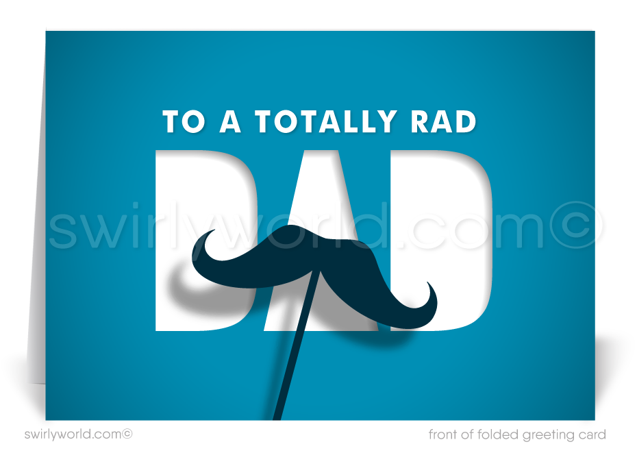 Rad Dad Business Happy Father's Day Cards for Clients