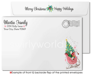 Vintage Retro 1960s Christmas Holiday Cards