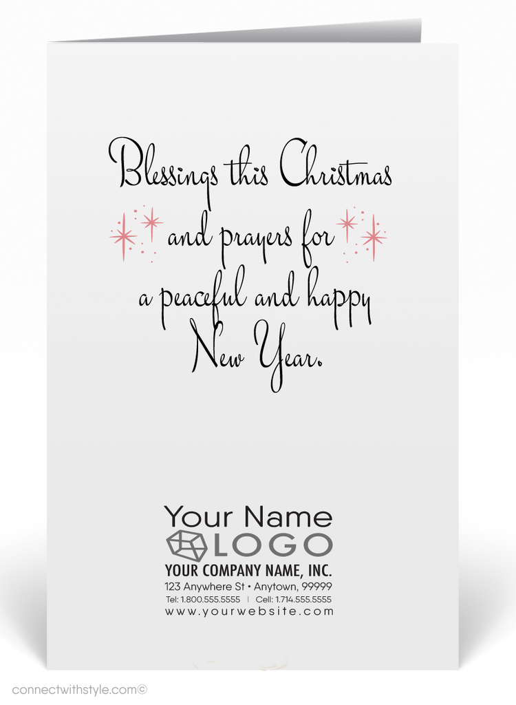 Vintage 1950s Religious Christian Christmas Cards