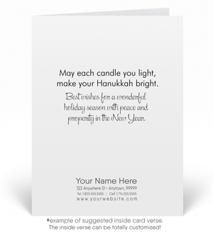 Retro Modern Hanukkah Greeting Cards