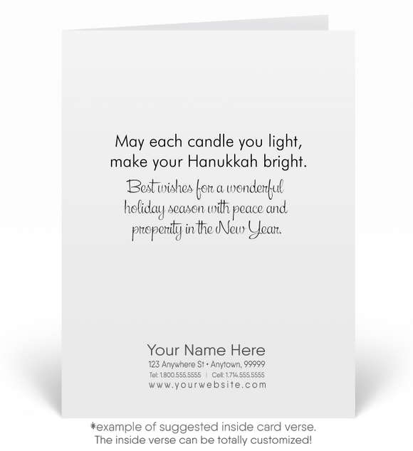 Retro Modern Hanukkah Greeting Cards