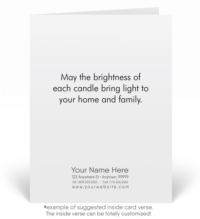 Retro Modern Hanukkah Greeting Cards