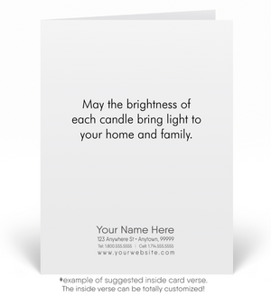 Retro Modern Hanukkah Greeting Cards