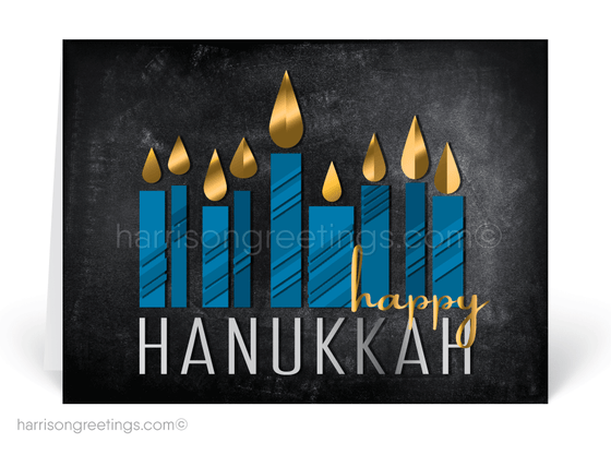 Modern Hanukkah Greeting Cards