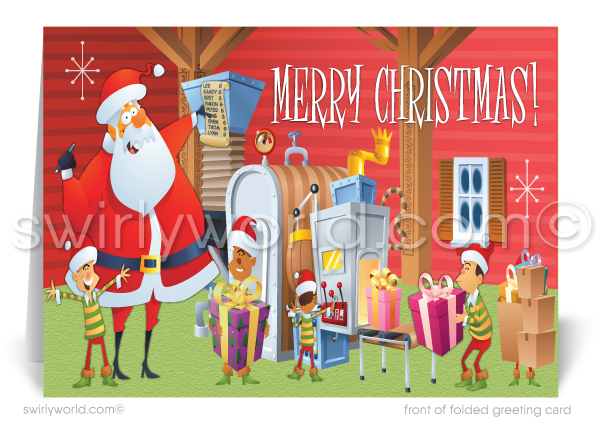 From the Factory Manufacturing Business Christmas Cards for Customers. Harrison greetings has the best Merry Christmas greeting cards for business customers. 
