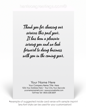 Modern and Festive Happy New Year Greeting Cards