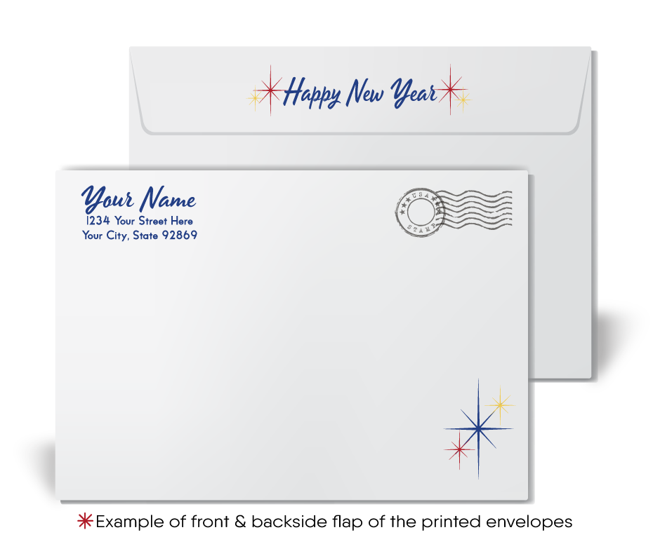 2022 Business Cheers to a New Year Greeting Cards