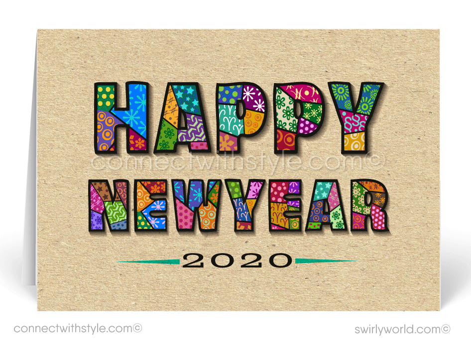 2022 Business Happy New Year Greeting Cards
