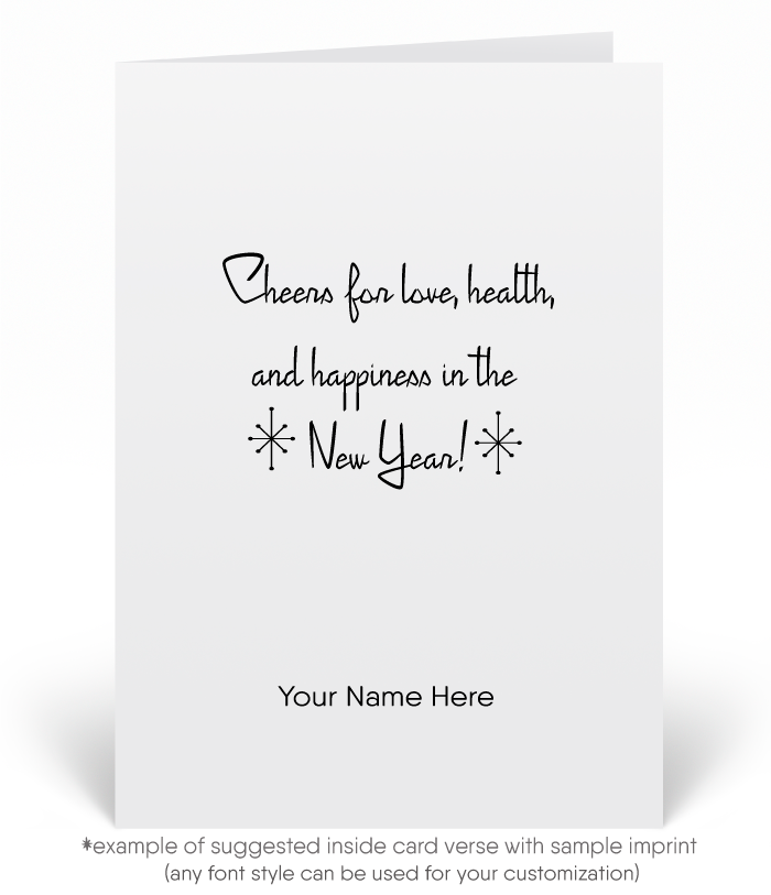 1920's Retro Art Deco Happy New Year Cards