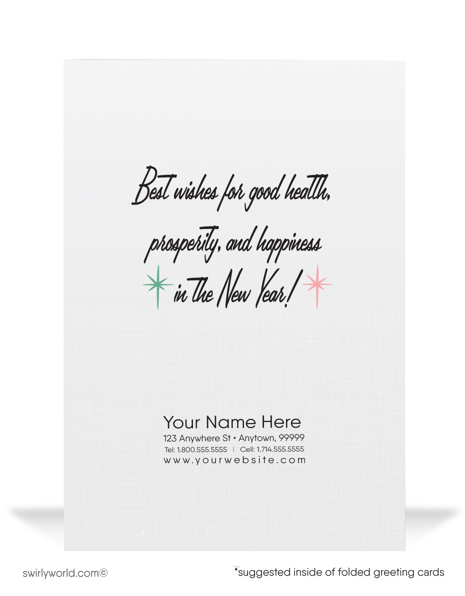 In this captivating illustration, a beautiful woman, dressed in formal attire, graces the scene as she joyfully blows bubbles in hues of pinks and blues. A cascade of streamers in the same gorgeous colors adds to the festive atmosphere, while starbursts fill the background with a touch of timeless glamour.