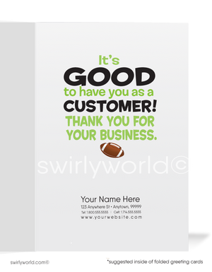 "It's Good Having You As A Customer" Cartoon Humorous Thank You Cards for Clients