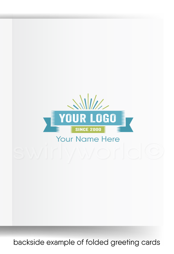 Humorous Cow Business Thank You Cards for Customers