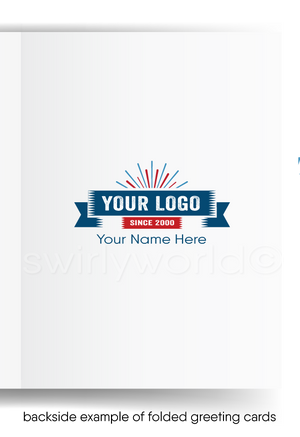 Astronaut in Rocket "Using All This Space To Say Thank You" Cards for Customers