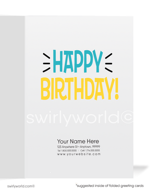 From the Office Funny Business Happy Birthday Cards for Customers