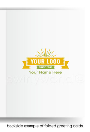 Giraffe Humorous Business Thank You Cards for Customers