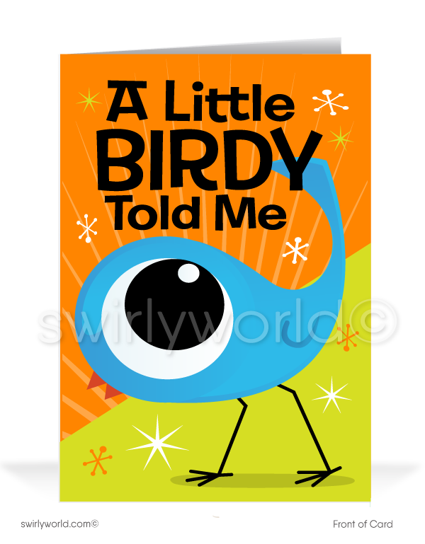 Clever Little Bird Business Happy Birthday Cards for Customers