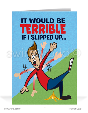 Humorous Funny Business Thank You Cards for Customers