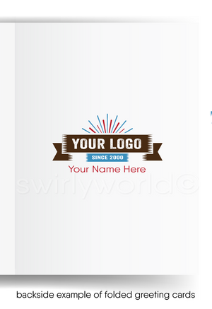 Sheriff Cowboy "It's Good Doing Business With You" Customer Thank You Cards