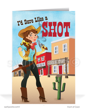 Cowboy Women in Business Thank You For Your Referral Cards for Clients