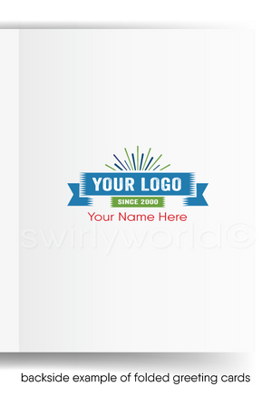 Humorous Cartoon Salesman Thank You For Your Referral Business Clients