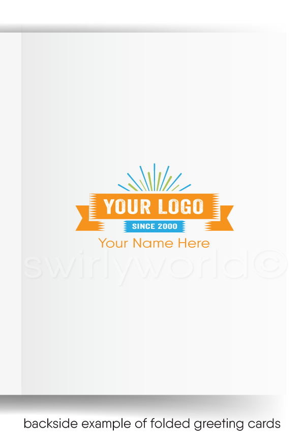 Funny Bee Client Thank You For Your Referral Greeting Cards for Business