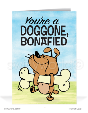 You're A Doggone Good Customer Thank You Cards