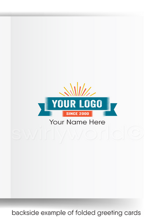 Funny Mafia Guy with Violin Case Sales Prospecting Cards for New Customers