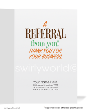 Pirate Women in Business Thank You For Your Referrals Client Cards