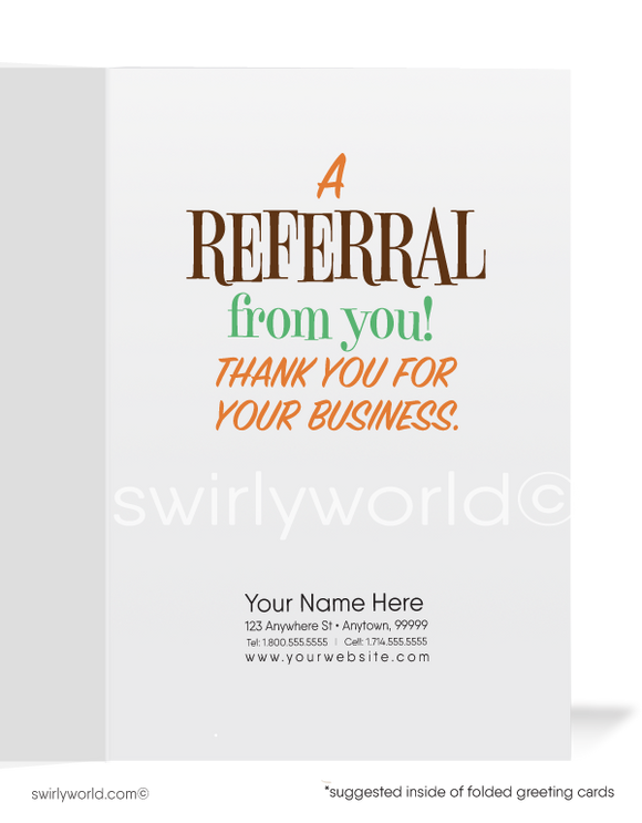 Pirate Women in Business Thank You For Your Referrals Client Cards