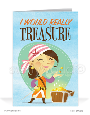 Pirate Women in Business Thank You For Your Referrals Client Cards