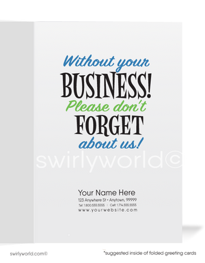 Lost Without Your Business Women Sales Prospecting Greeting Cards