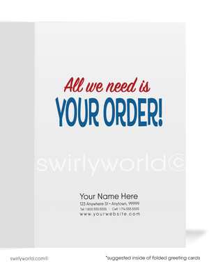 "Ready To Deliver" Sales Prospecting Business Customer Greeting Cards