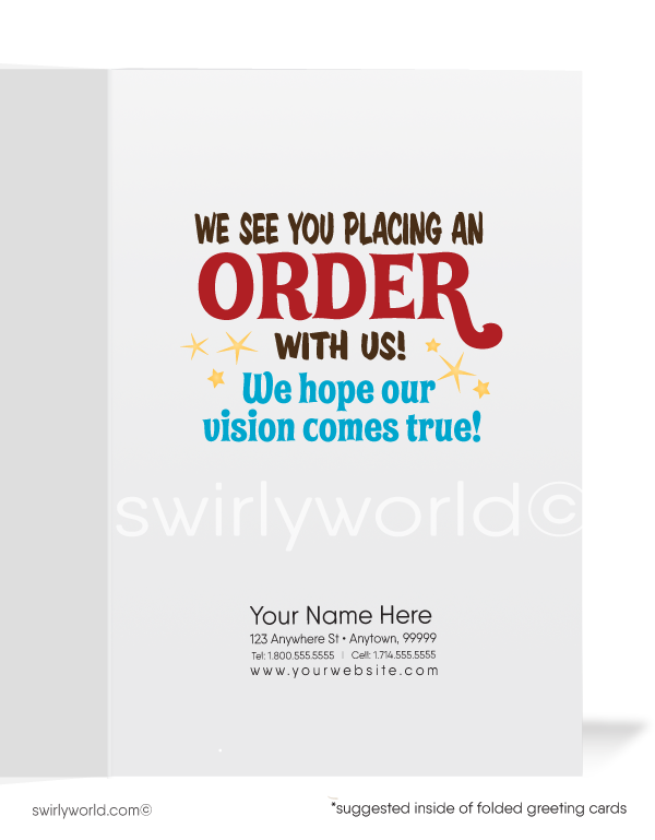 Fortune Teller Women in Business Marketing Sales Greeting Cards