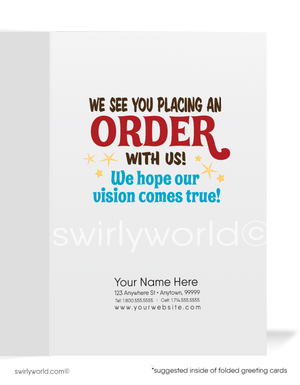 Fortune Teller Women in Business Marketing Sales Greeting Cards