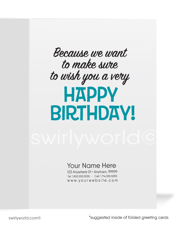 Funny Crab Wholesale Happy Birthday Cards for Business