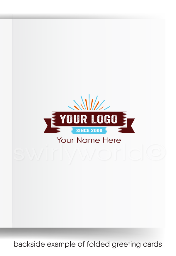 Funny Cowboy Customer Business Happy Birthday Cards