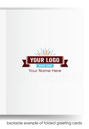 Funny Cowboy Customer Business Happy Birthday Cards