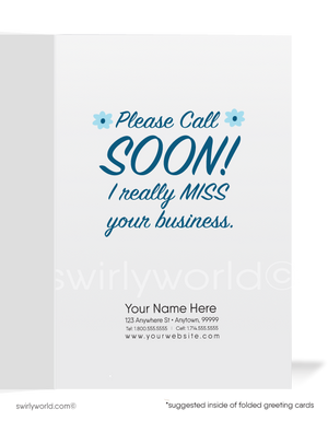 "Waiting For Your Ring" Miss You Bride Women's Sales Marketing Cards