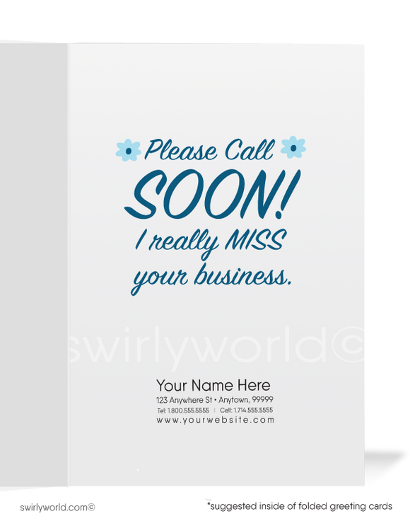 "Waiting For Your Ring" Miss You Bride Women's Sales Marketing Cards