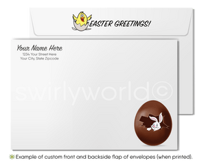 Funny Business Easter Bunny Card for Customers